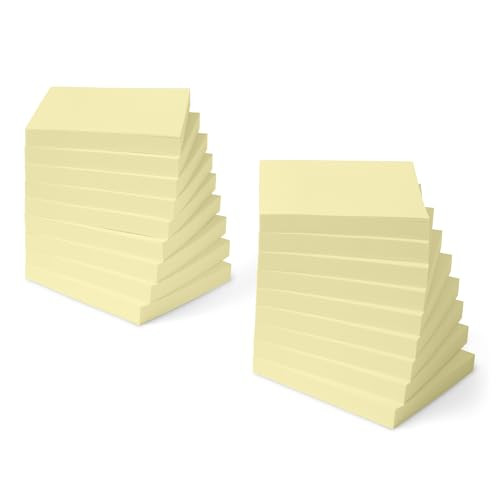Amazon Basics Square Sticky Notes (18-Pack)