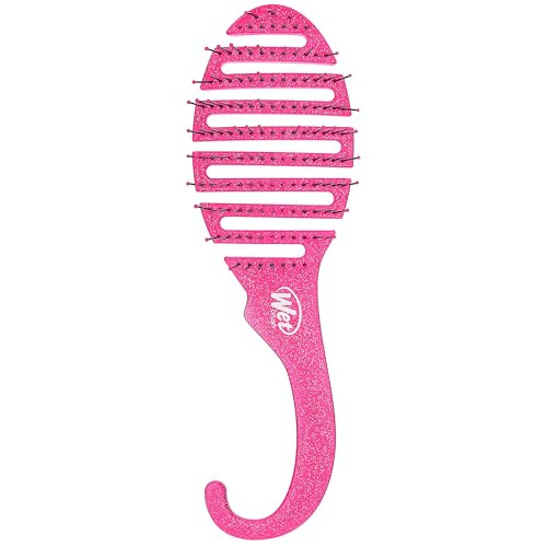 Wet Brush Shower Hair Brush Detangler (Pink Glitter)