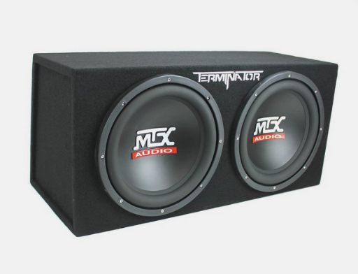 MTX TNE212D Dual 12-inch Car Audio Subwoofer Box