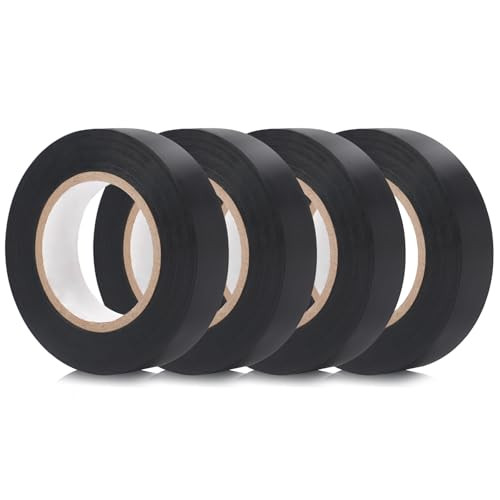 4 Pack Black Electrical Tape