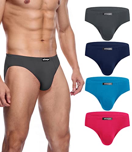 Wirarpa Men's Microfiber Underwear 4-Pack