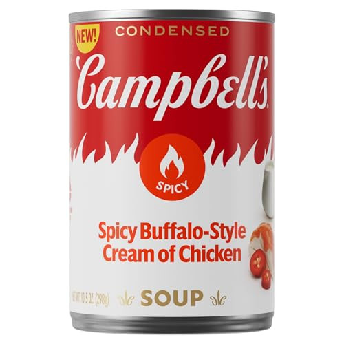 Campbell's Condensed Spicy Buffalo-Style Cream of Chicken Soup, 10.5 oz Can
