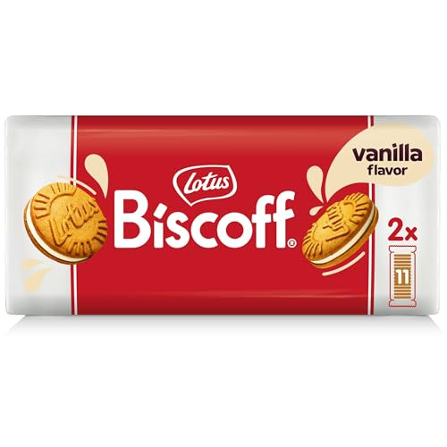 Lotus Biscoff Sandwich Cookies (Vanilla Cream), 22 Count