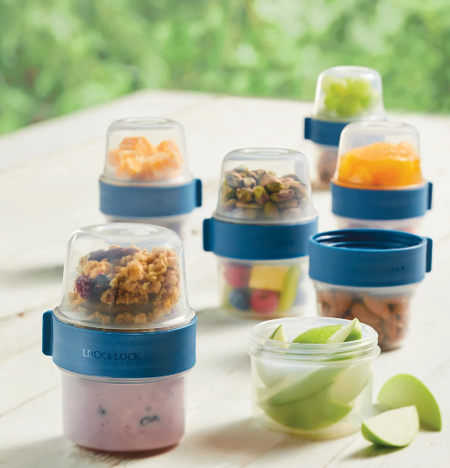 Lock n Lock Easy Essentials Twist Two Way Storage Containers - 12pcs