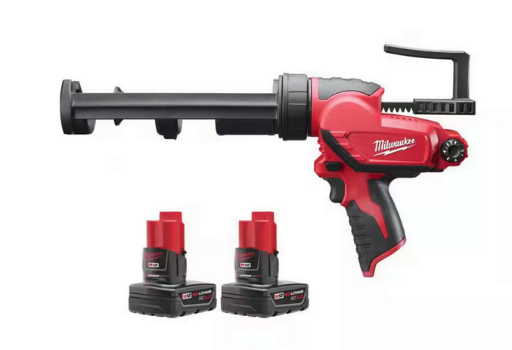 Milwaukee M12 12V Lithium-Ion Cordless 10 oz. Adhesive and Caulk Gun