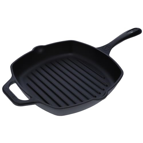 Victoria Cast Iron Deep Grill Pan