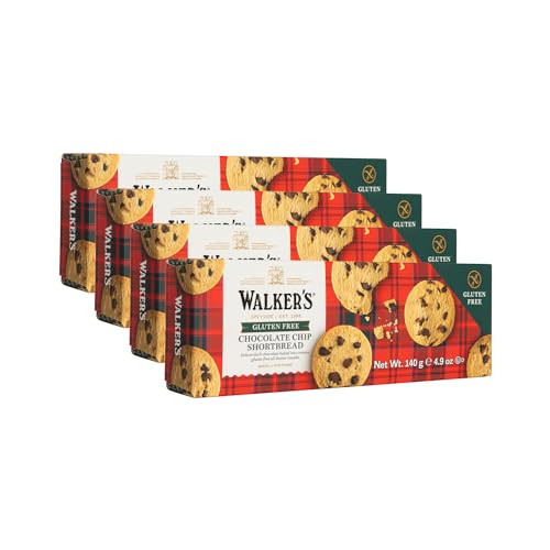 Walkers Shortbread Gluten Free Chocolate Chip Cookies 6-Pack