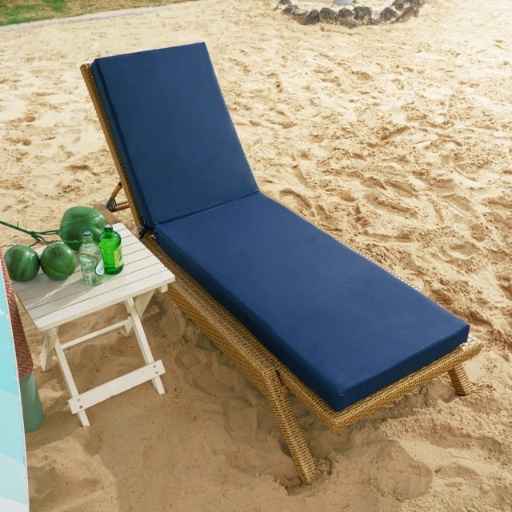 Chaise Lounge Cushion with Ties