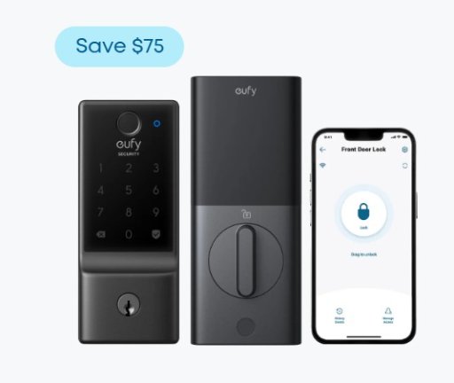 Eufy Security Smart Lock C220 with Fingerprint Keyless Entry