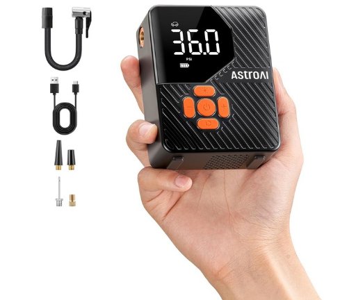 AstroAI L7, 150 PSI Mini Tire Inflator Portable Air Compressor