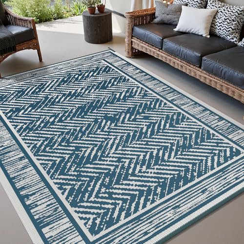 COCOER Outdoor Plastic Straw Rug