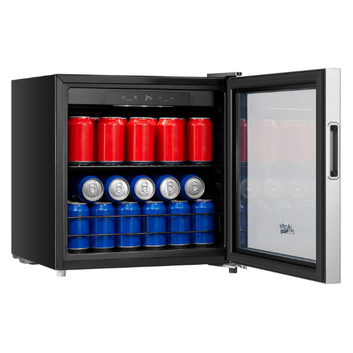 Arctic King 48-Can Stainless Steel Beverage Fridge Cooler