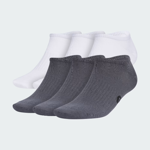 Adidas Men's Superlite Classic No-Show Socks 6-Pair Pack
