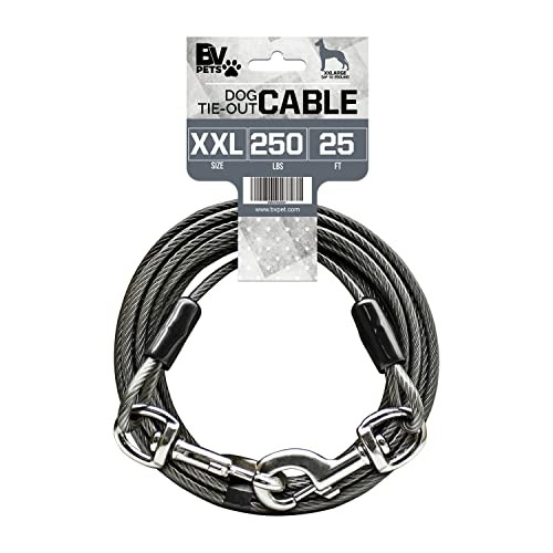 BV Dog Tie Out Cable 25 Feet