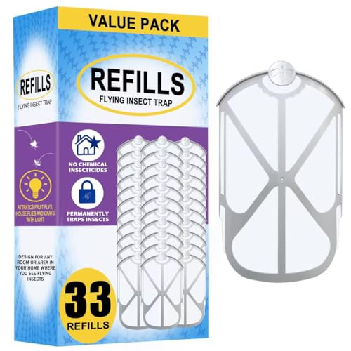 BAIMNOCM Insect Trap Refill Cartridges, 33 Count
