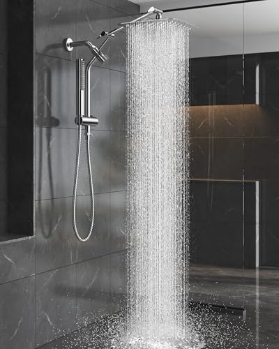 Veken 10" Luxurious 9-Setting High Pressure Showerhead