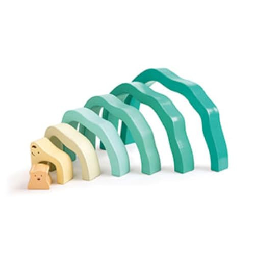 Hape Arctic Polar Bear Stacking Blocks, 7 Pcs.