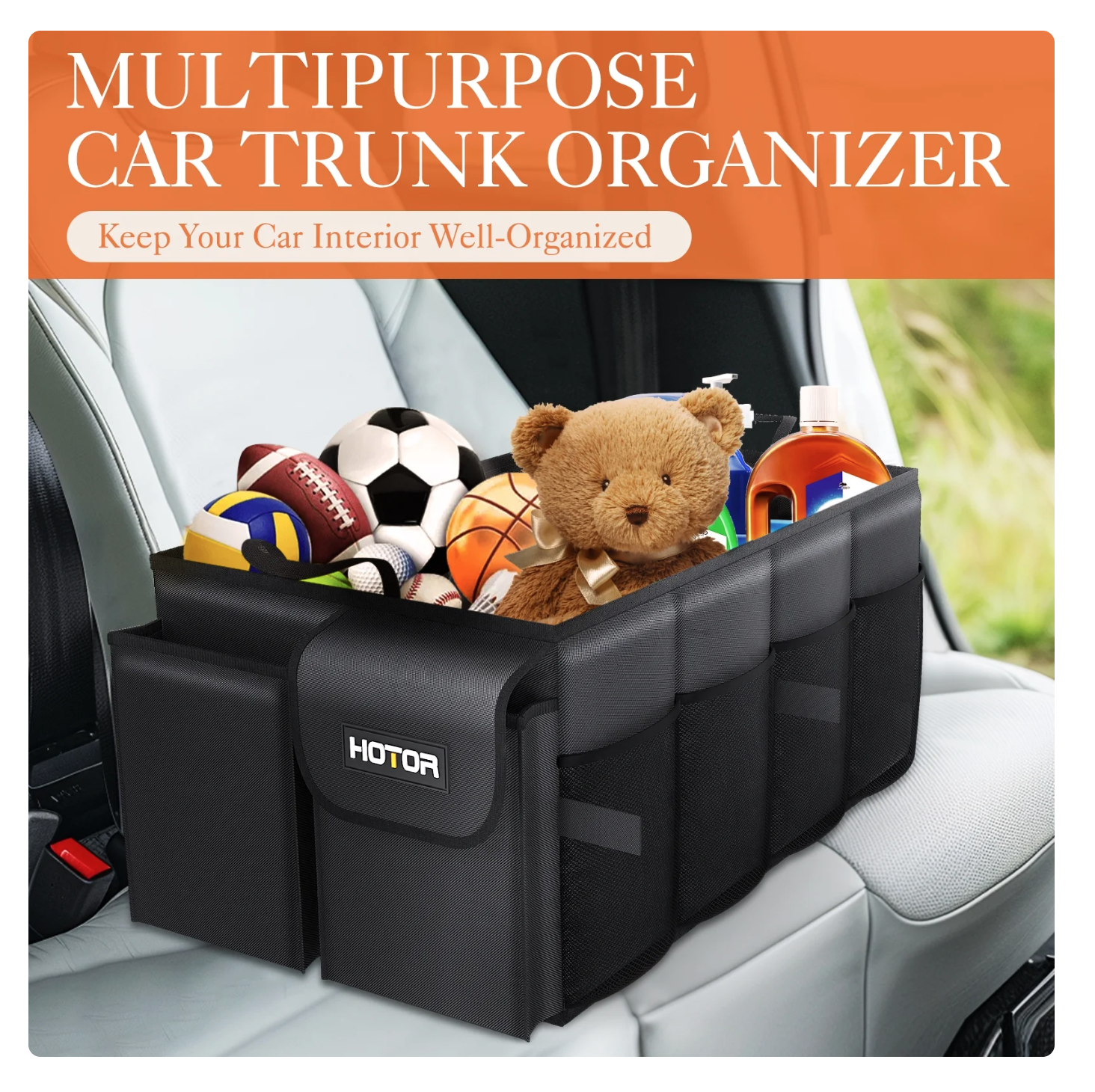 HOTOR Trunk Organizer for Cars