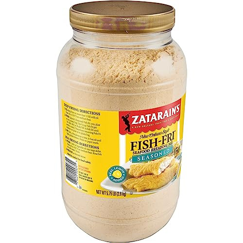 Zatarain's Seasoned Fish Fri Seafood Breading Mix, 5.75 Lbs.