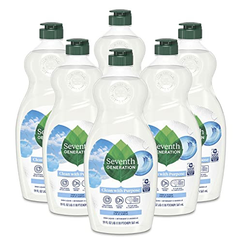 Seventh Generation Liquid Dish Soap 6-Pack, 19 Oz.