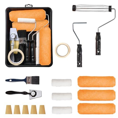 17 Pcs Paint Roller Kit