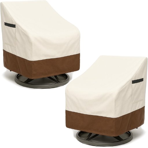 CVFERQE Outdoor Patio Chair Covers