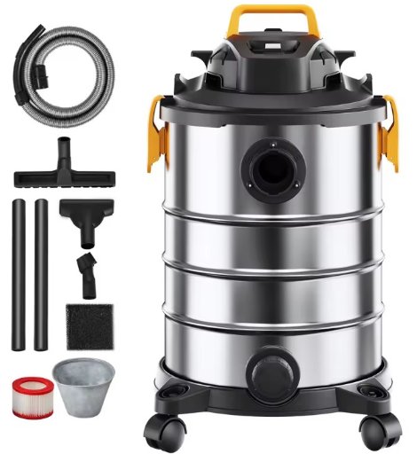 Vevor Stainless Steel Wet Dry Shop Vacuum