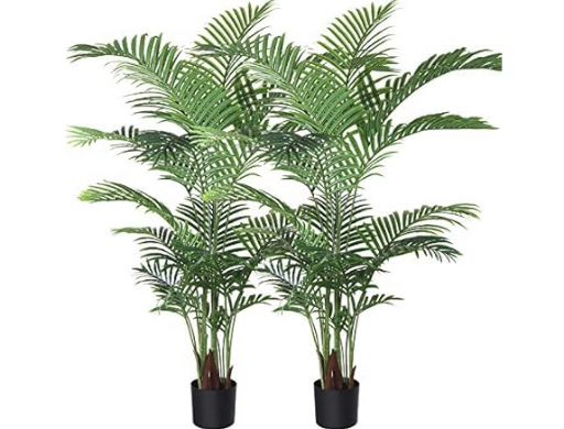 Fopamtri Set of 2, 5'Artificial Areca Palm Plant