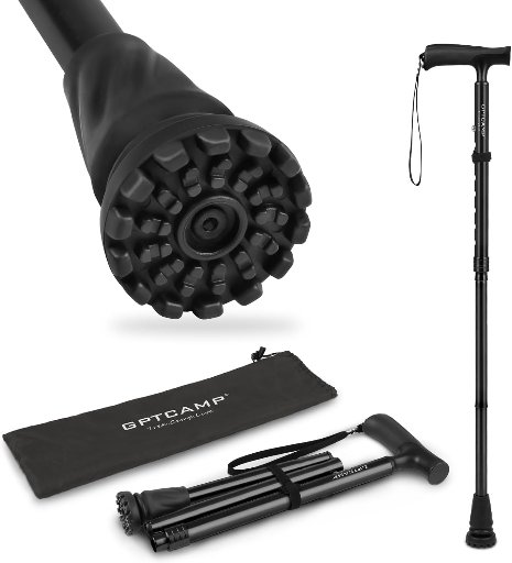 GPTCAMP Folding Walking Cane for Men & Women