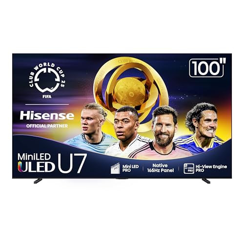Hisense 100-inch U7 Mini-LED ULED 4K UHD Google Smart TV