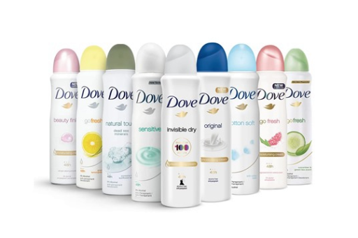 Dove Antiperspirant Deodorant Spray 10-Pack