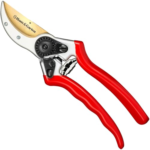 Haus & Garten ClassicPRO 8.5" Professional Premium Titanium Bypass Pruner Tool Deal