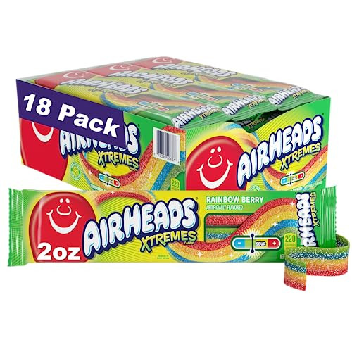 Airheads Xtremes Belts Candy 18-Pack
