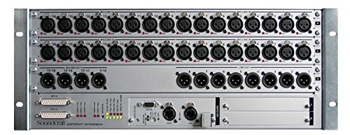 Soundcraft CSB 32-Input 8 Line+8 AES Out Compact Stagebox with Optical-fibre MADI Connectors