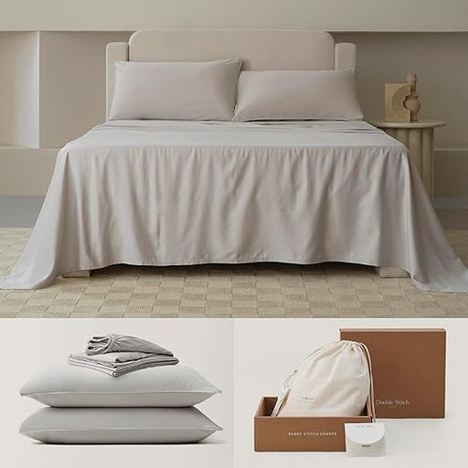 Double Stitch Cotton Tencel Sheet