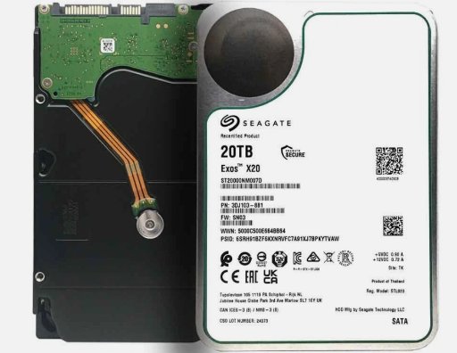 Seagate Exos X20 20TB Refurbished Hard Drive