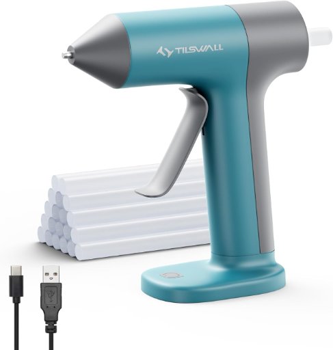 Tilswall Cordless Hot Glue Gun