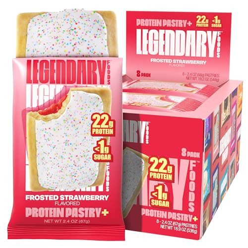 Legendary Foods Protein Pastry Snacks, 8-Pack