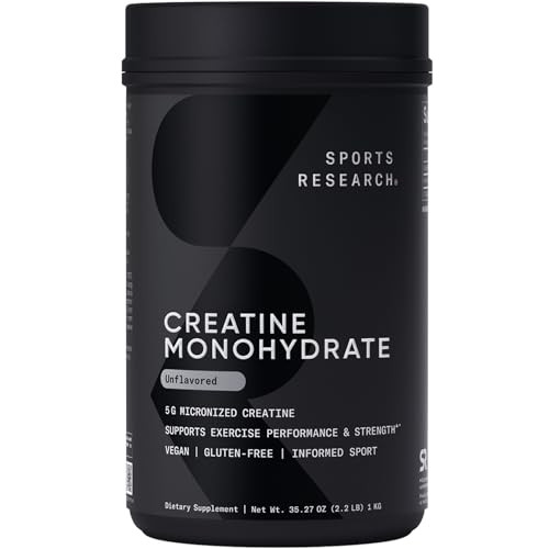 Sports Research Creatine Monohydrate (200 Servings)