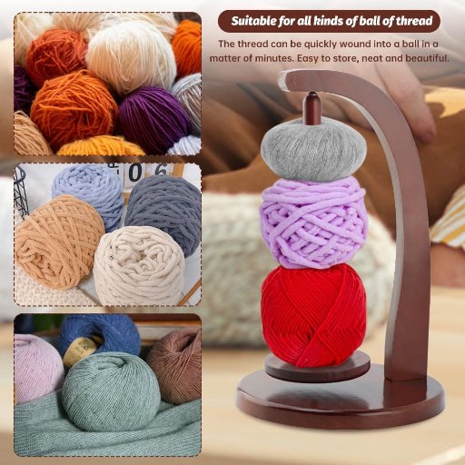 Yarn Holder for Knitting and Crocheting