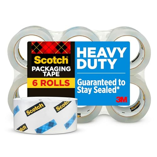Scotch Heavy Duty Packaging Tapes 6-Pack