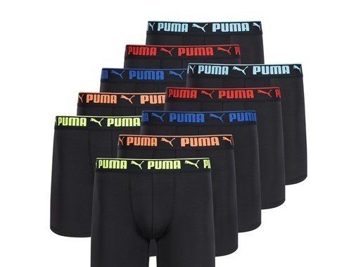 PUMA Men’s Performance Boxer Briefs 10-Pack