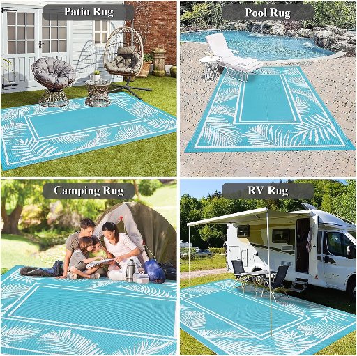 Bsmathom Outdoor Rug, 5' x 8'
