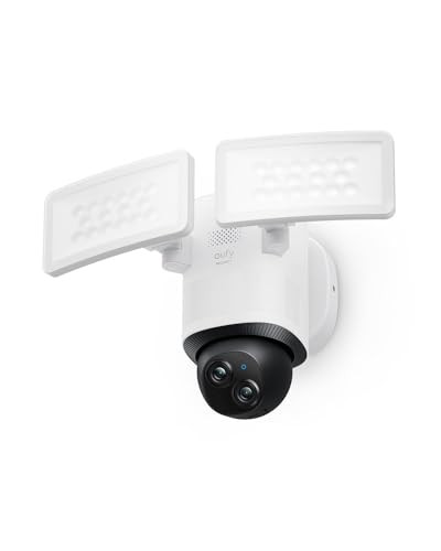 eufy E340 Wired Outdoor Dual-Cam Security Floodlight Camera