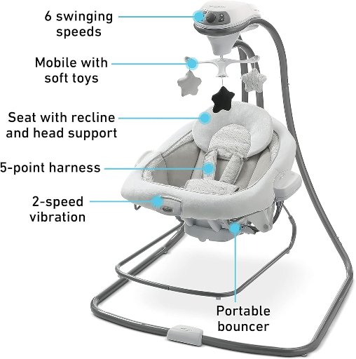 Graco DuetConnect LX Seat & Bouncer