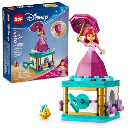 LEGO Disney Princess Twirling Ariel Toy, 93 Pcs