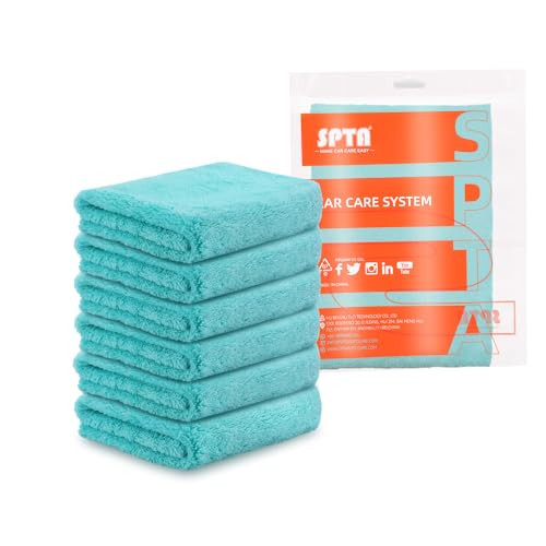 SPTA Microfiber Cleaning & Drying Towel 6-Pack
