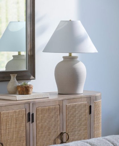 Joss & Main Chemise Ceramic Table Lamp