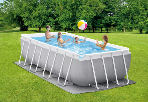 Intex Prism Frame Rectangular Above Ground Pool Set