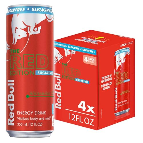 Red Bull Sugar Free Energy Drink (Watermelon) 4-Pack